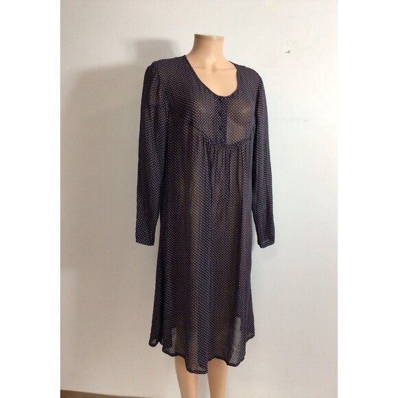 April Cornell Polka Dot Boho Dress Womens Large - Picture 1 of 7